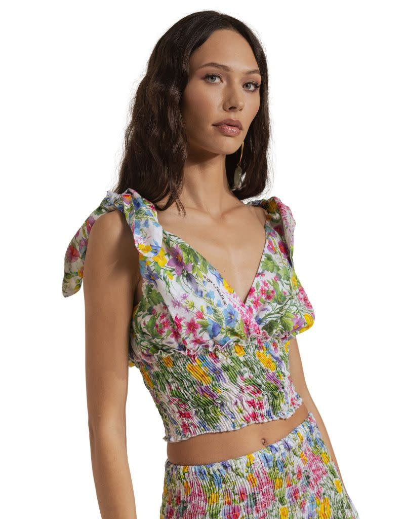 Top Macarone Primavera Print