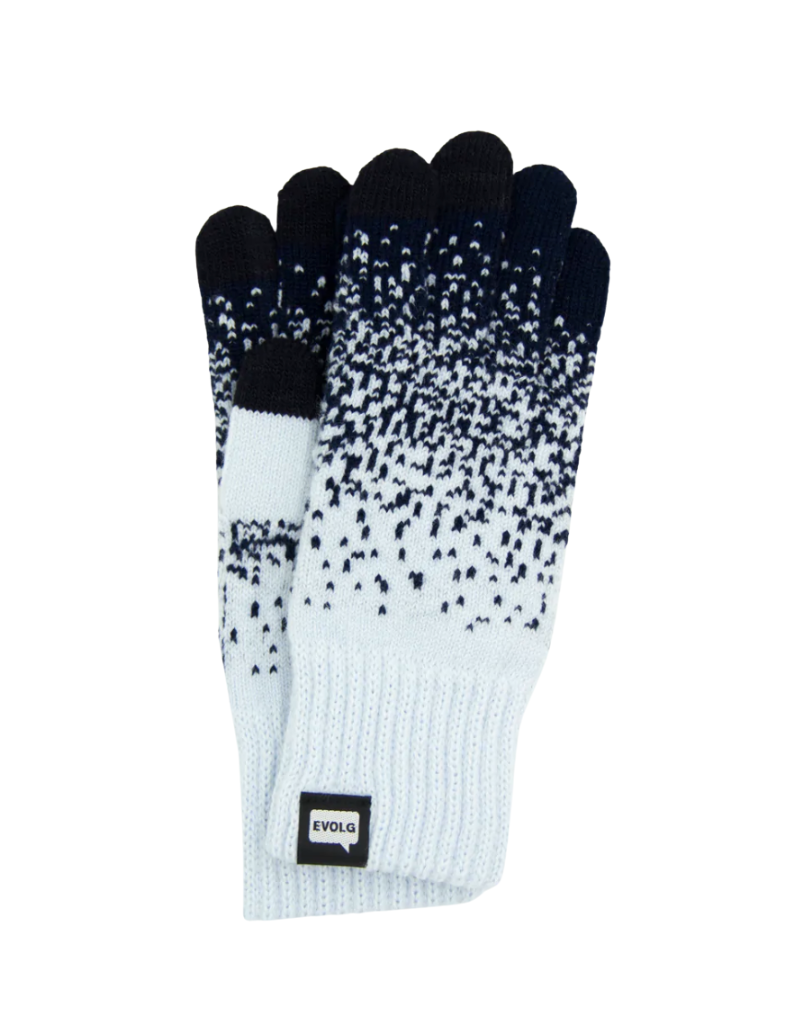 Scrub Gloves Navy x Pale Blue OS