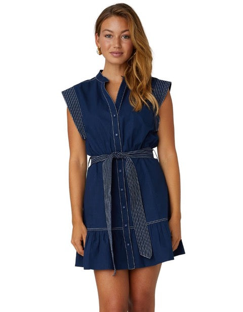 Everly Short Dress Navy