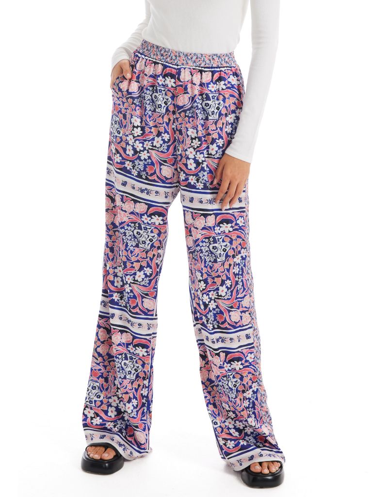 Ava Pants Floral Scarf