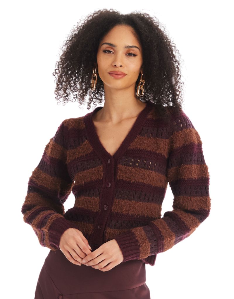 Allison Raven Cardigan Chocolate