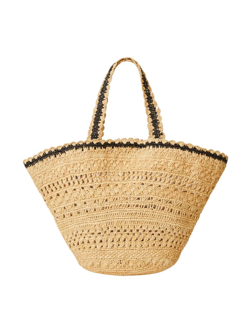 BTB Los Angeles Mikala Tote Natural Black