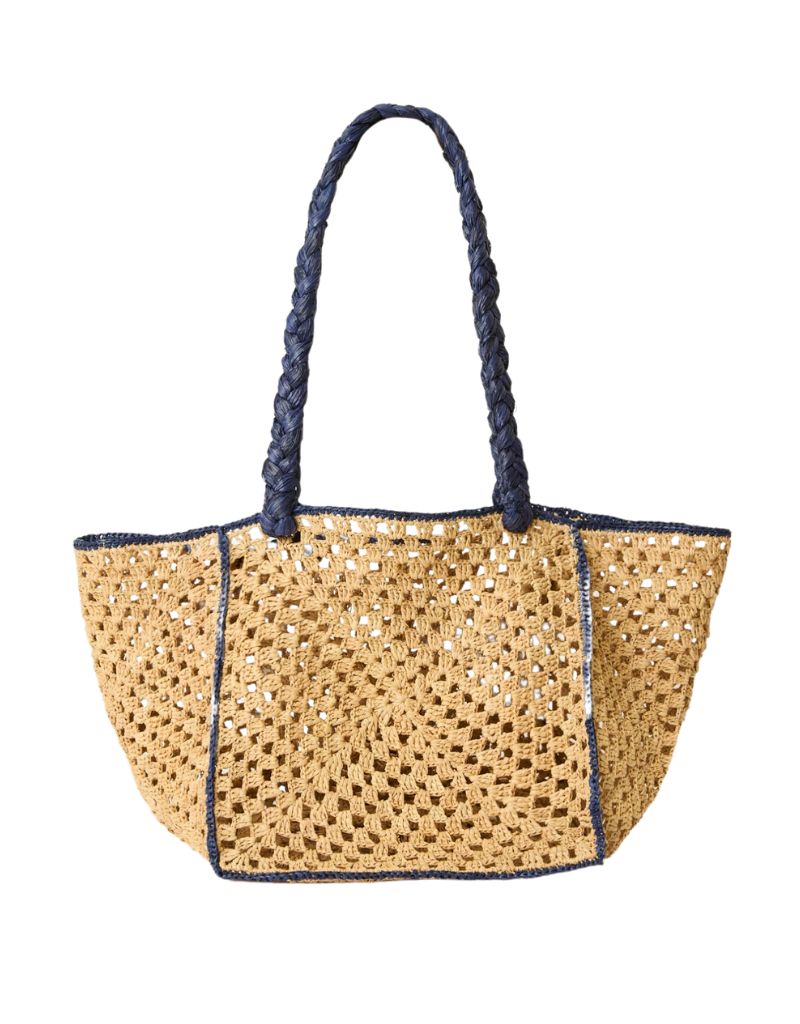 BTB Los Angeles Revalli Tote Natural Cobalt