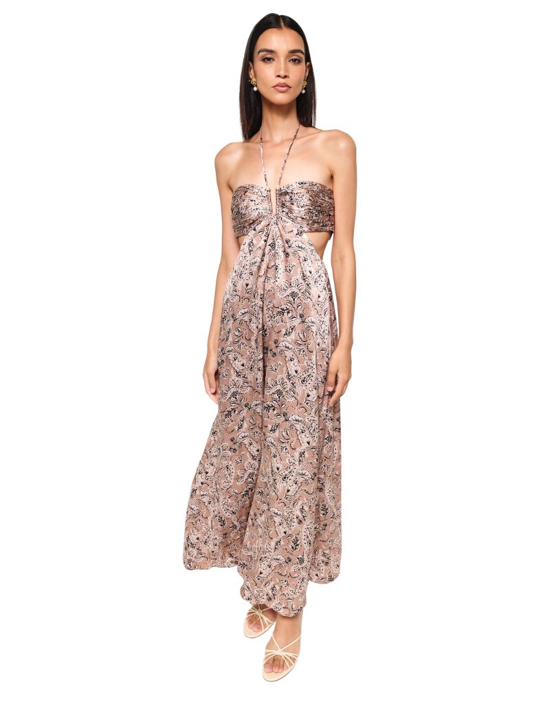 Cami NYC Calliope Dress Neutral Paisley