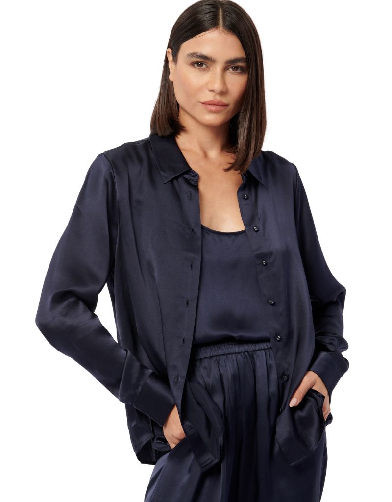 Cami NYC Crosby Blouse Navy