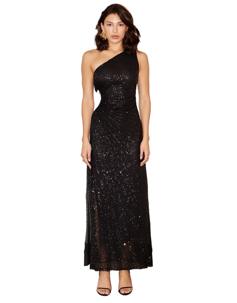 Delfi Collective Solie Dress Black Sequin