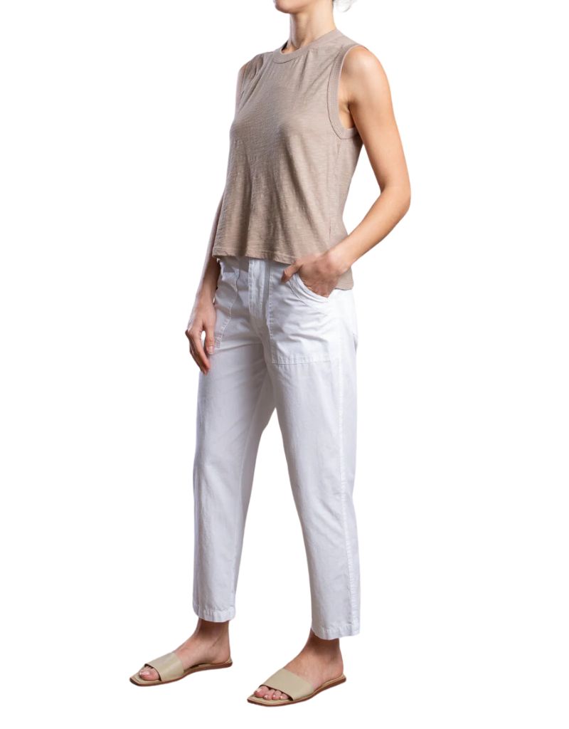 Ellis Pant in Paperweight Cotton White