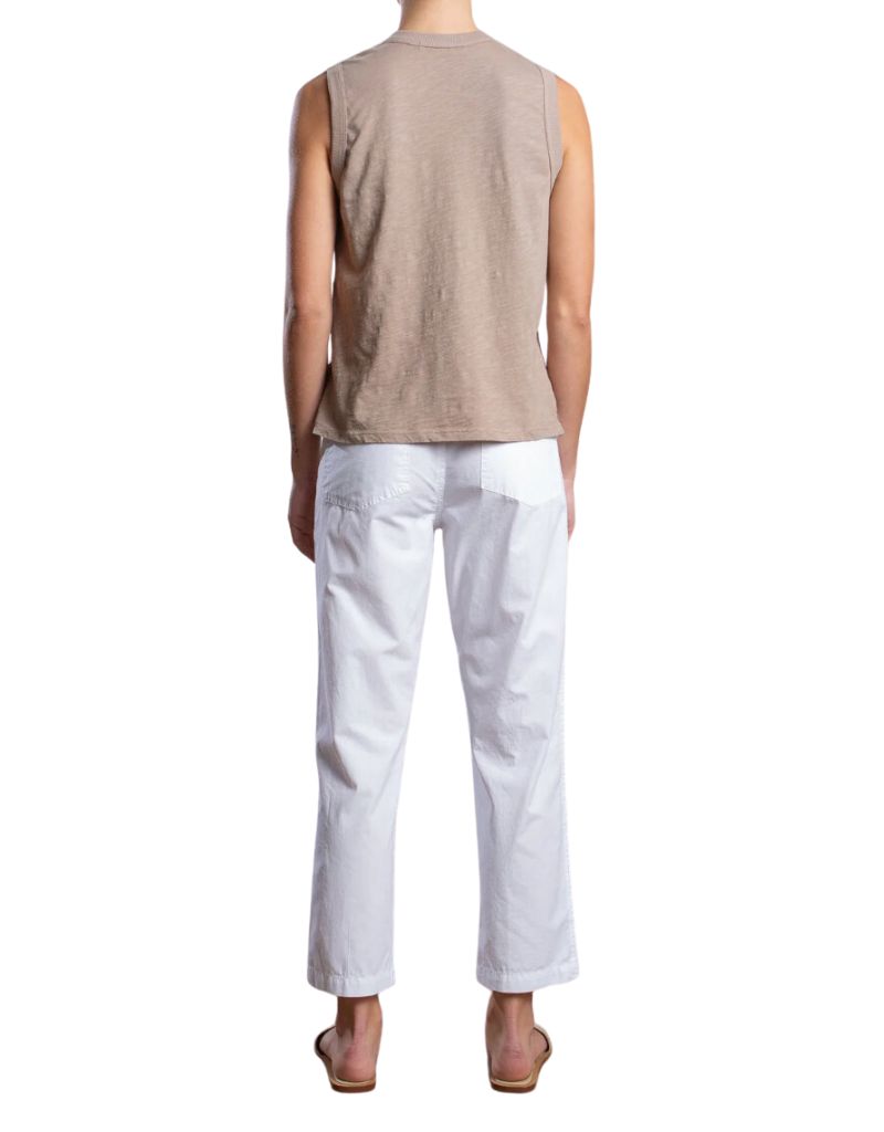 Ellis Pant in Paperweight Cotton White