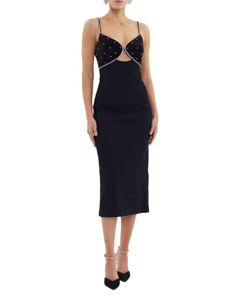 Giovanna Midi Dress Black H24