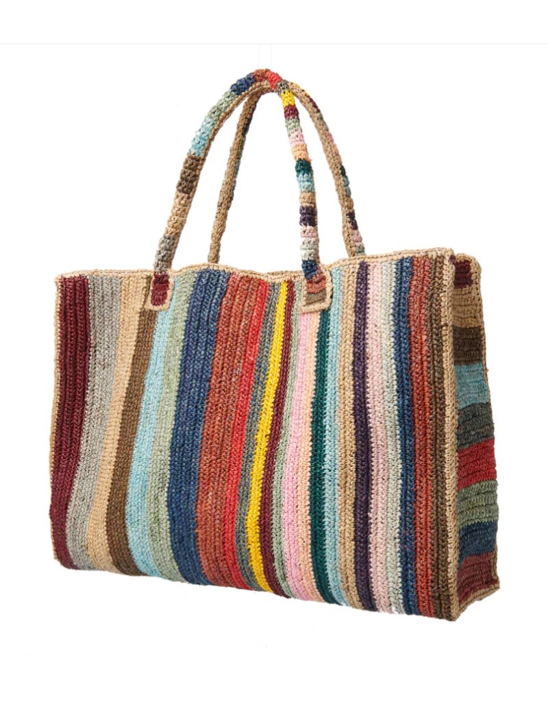 Gabriele Fantzen Raffia Bag Weekender Circus