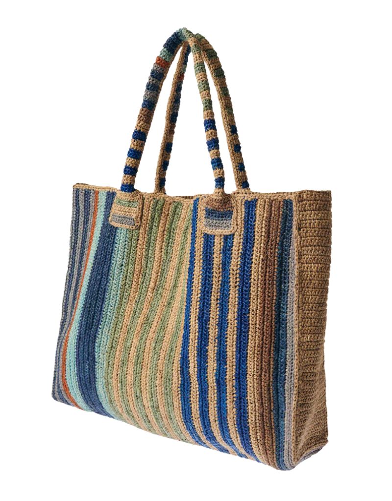 Gabriele Fantzen Raffia Bag Weekender Coast