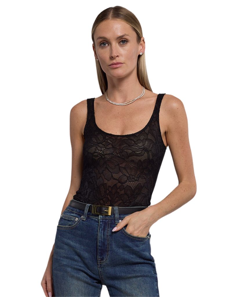 Generation Love Gigi Lace Bodysuit Black