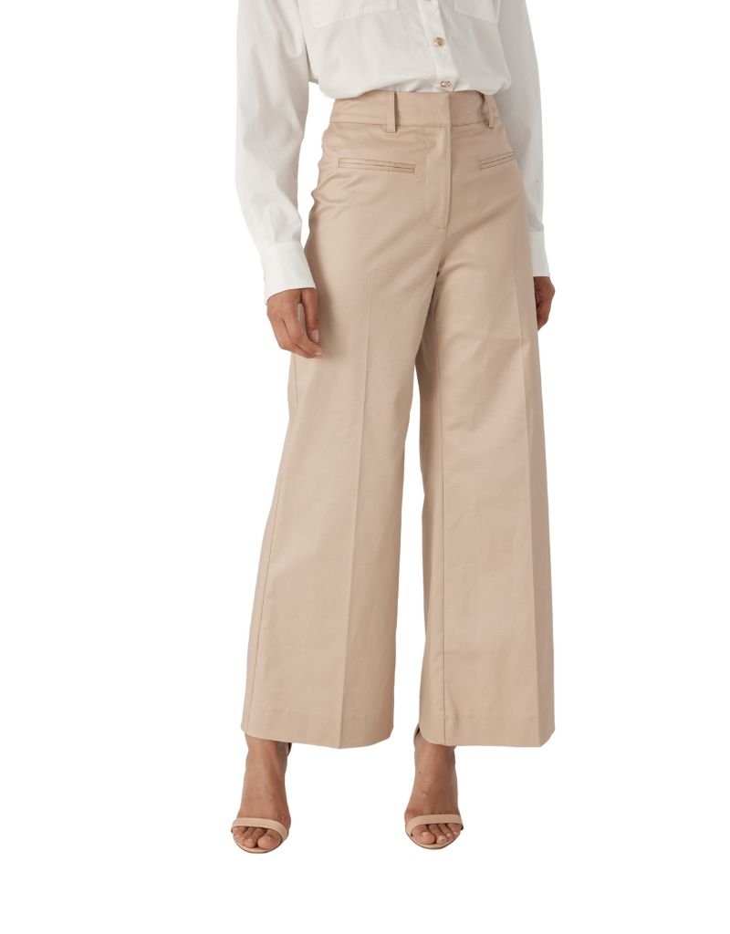 Generation Love Rayne Gabardine Pants Taupe