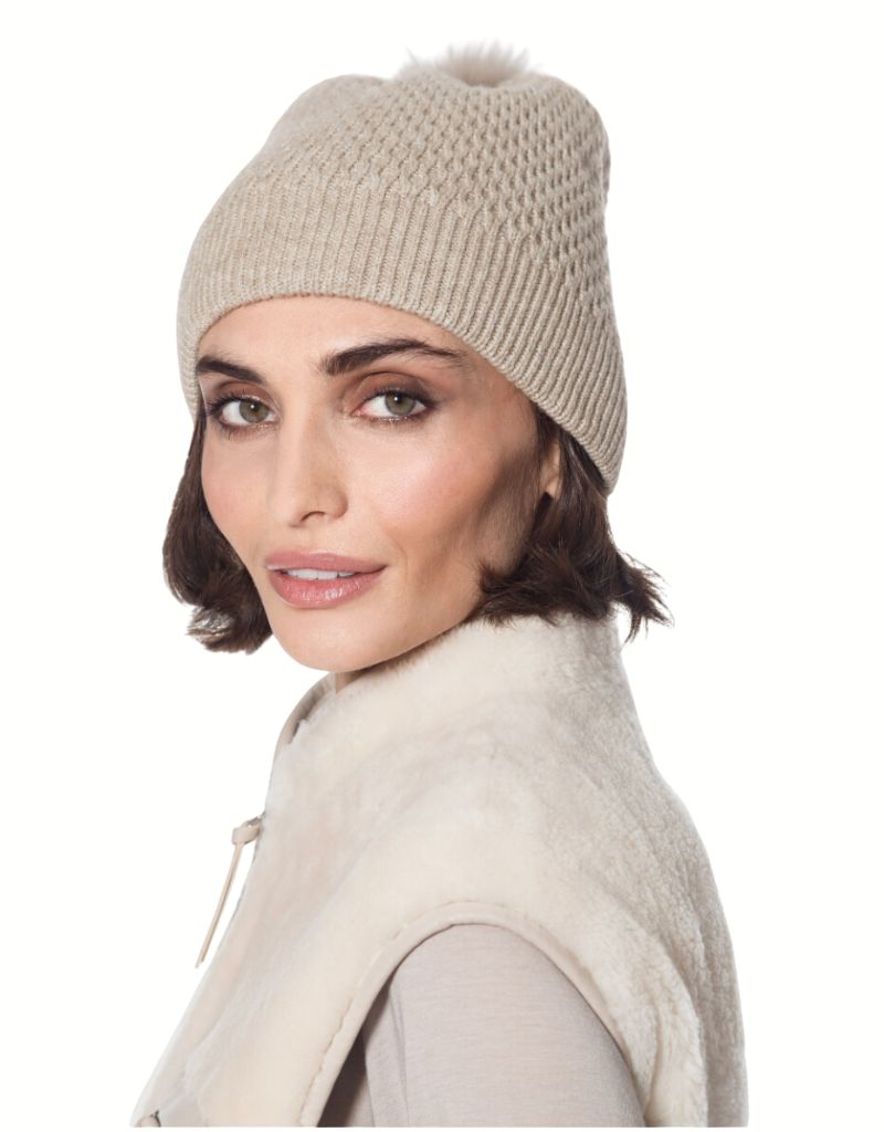 HA-24 Textured Slouch Hat Taupe