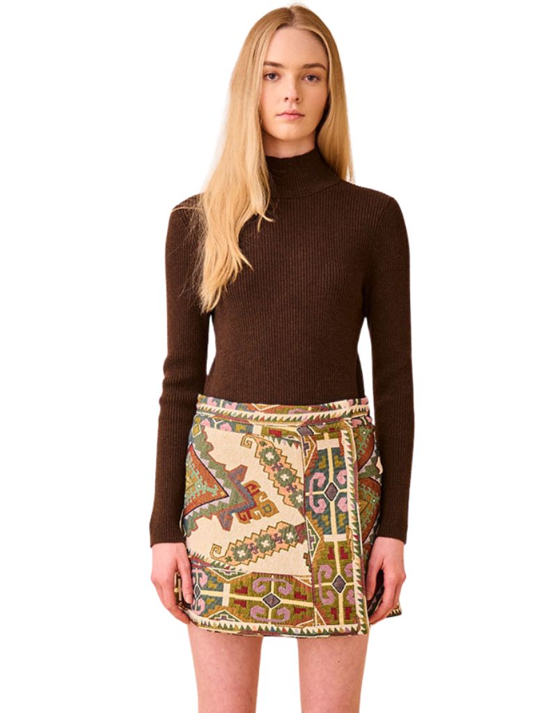 Hunter Bell Houghton Turtleneck Cocoa