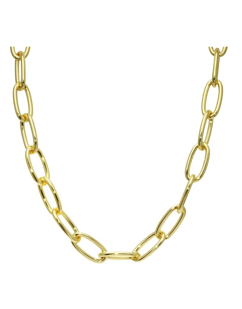 JTG Jewelry Chunky Link Round Chain Gold