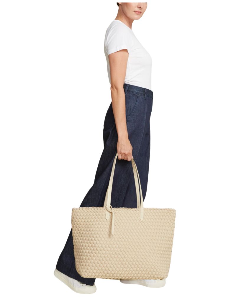 Jet Setter Large Tote Ecru