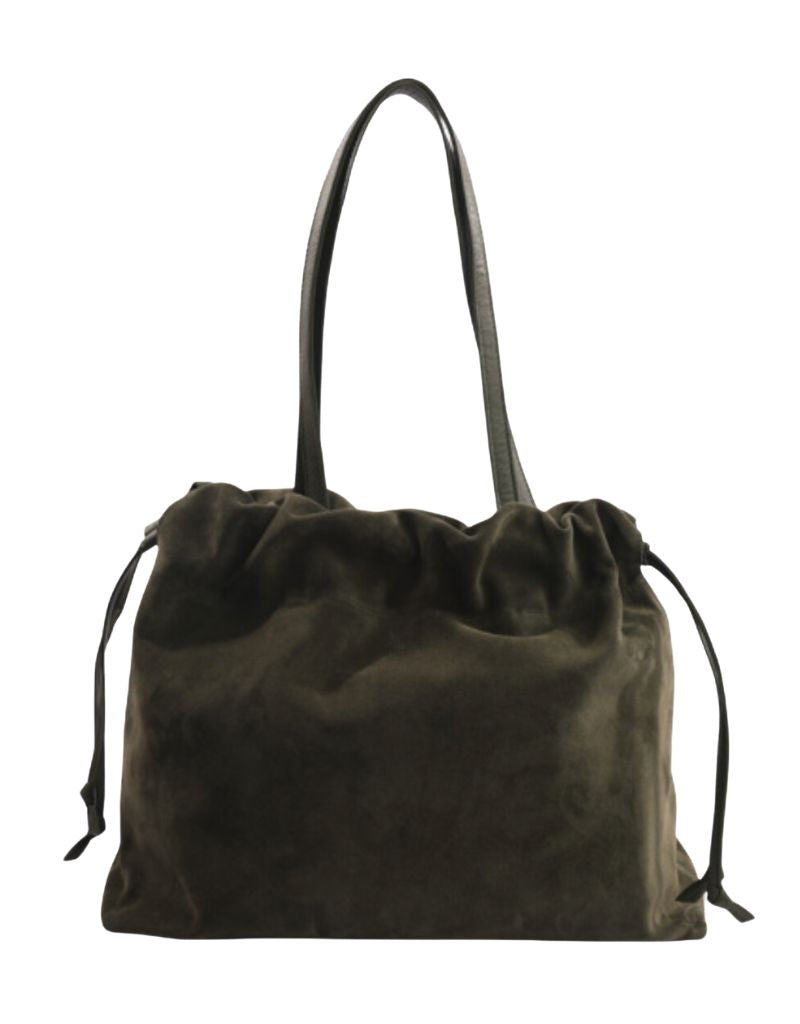 Lemiz Asisi Tote Olive Suede