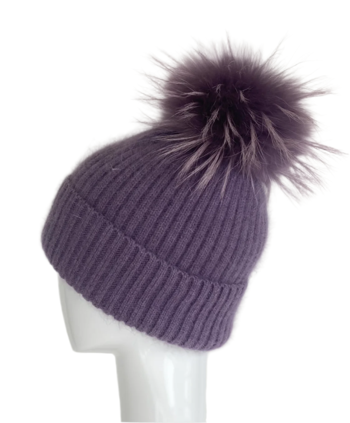 Linda Richards HA-62 Mohair Wool Hat Violet