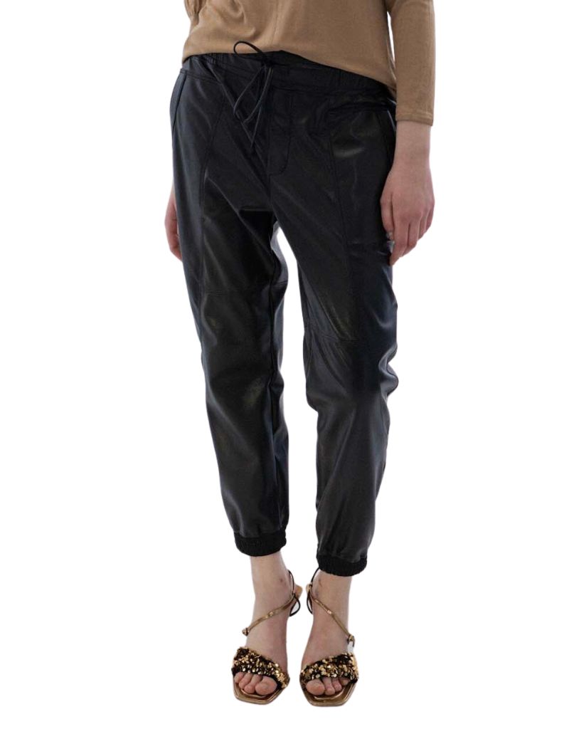 Melissa Nepton Kaja Vegan Leather Pant Black