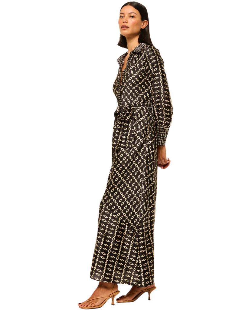 Stevie Dress Go West Geo Mix