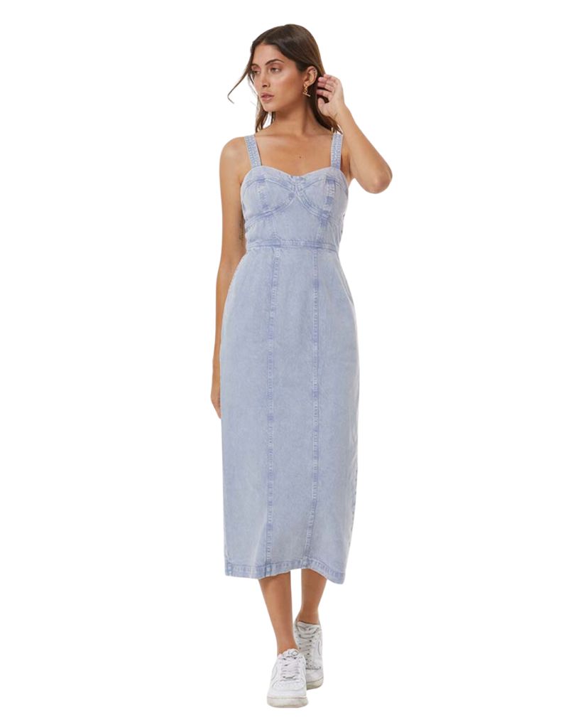 Dolly Denim Dress Ice Mineral Wash