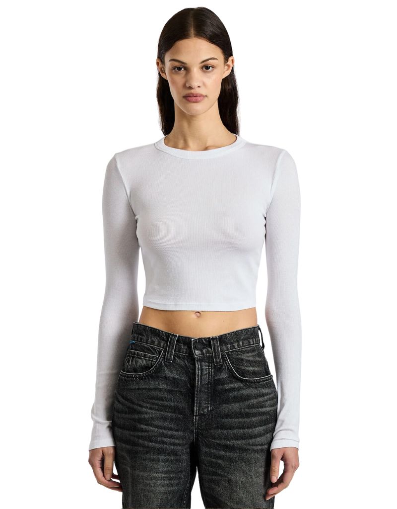 Verona Crop Shirt White F23