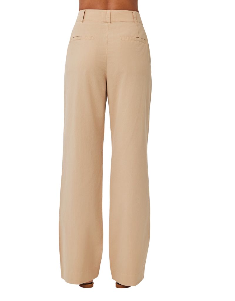 Single Pleat Trouser Kona Khaki