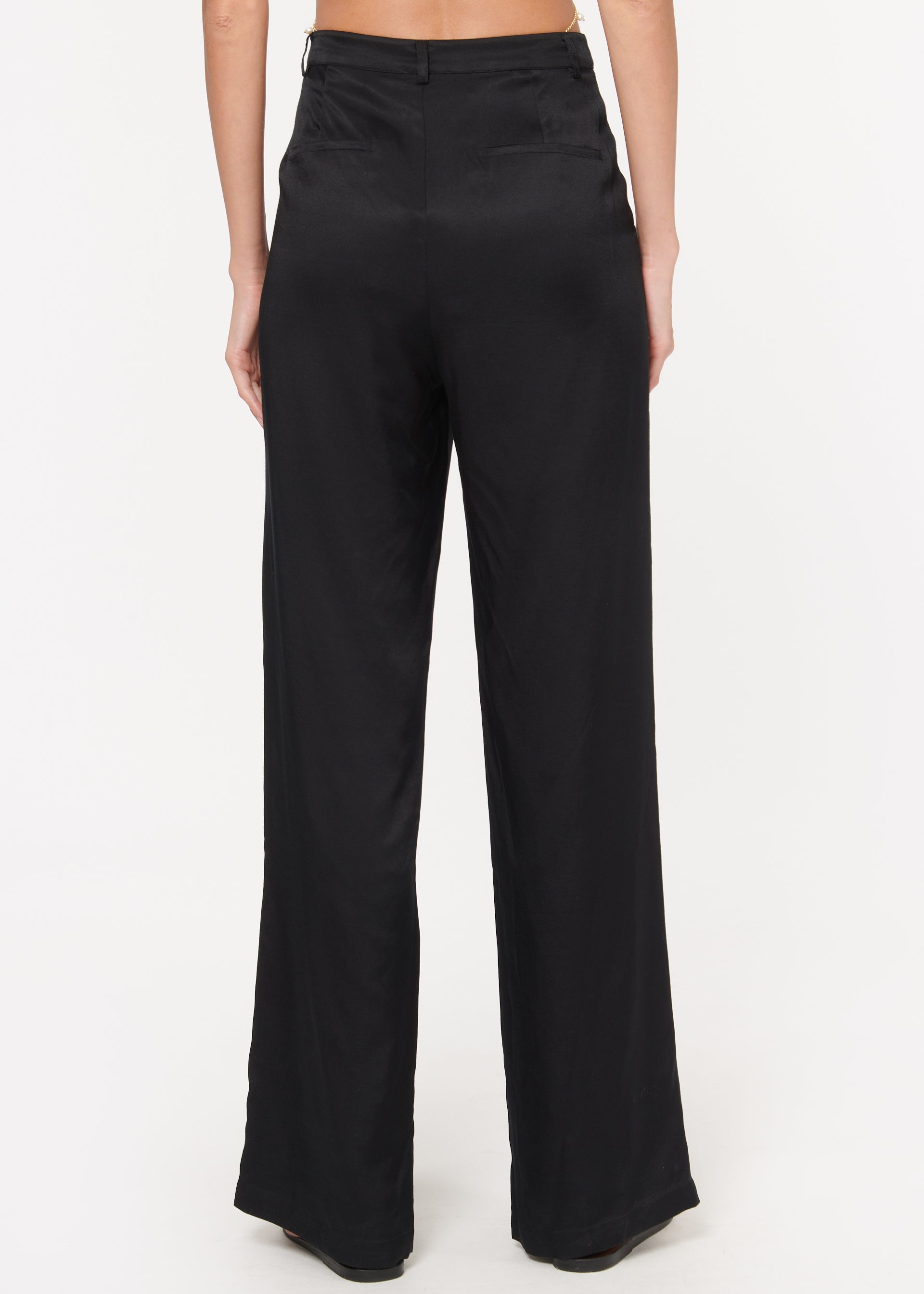 Amelie Twill Pant Black