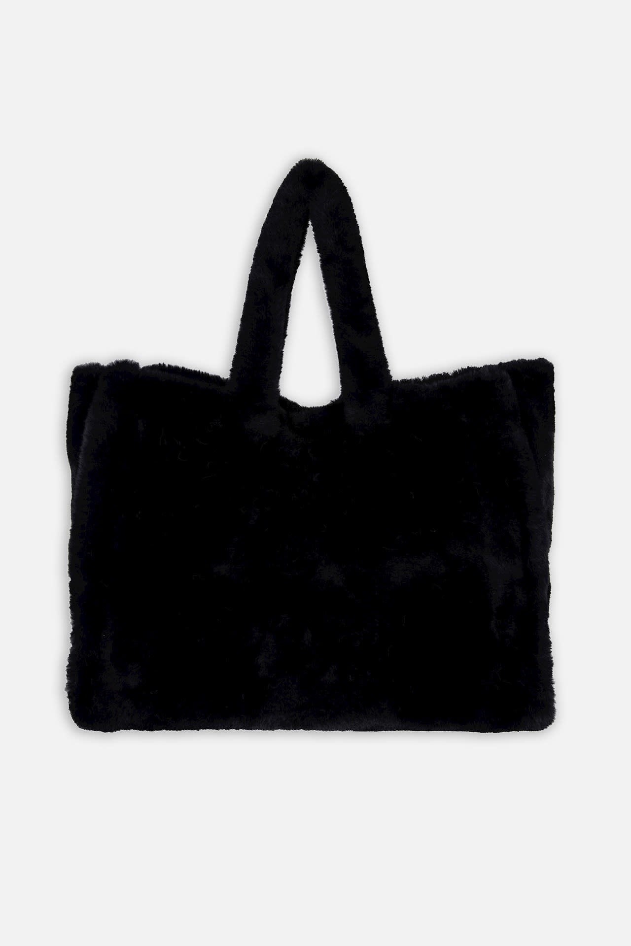 Daan Faux Fur Big Shopper Black