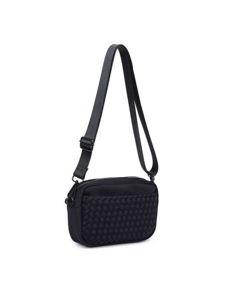 Inspiration Woven Neoprene Crossbody Black