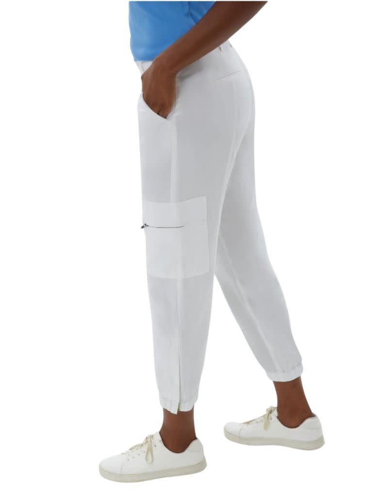 Shelter Island Cargo Jogger White