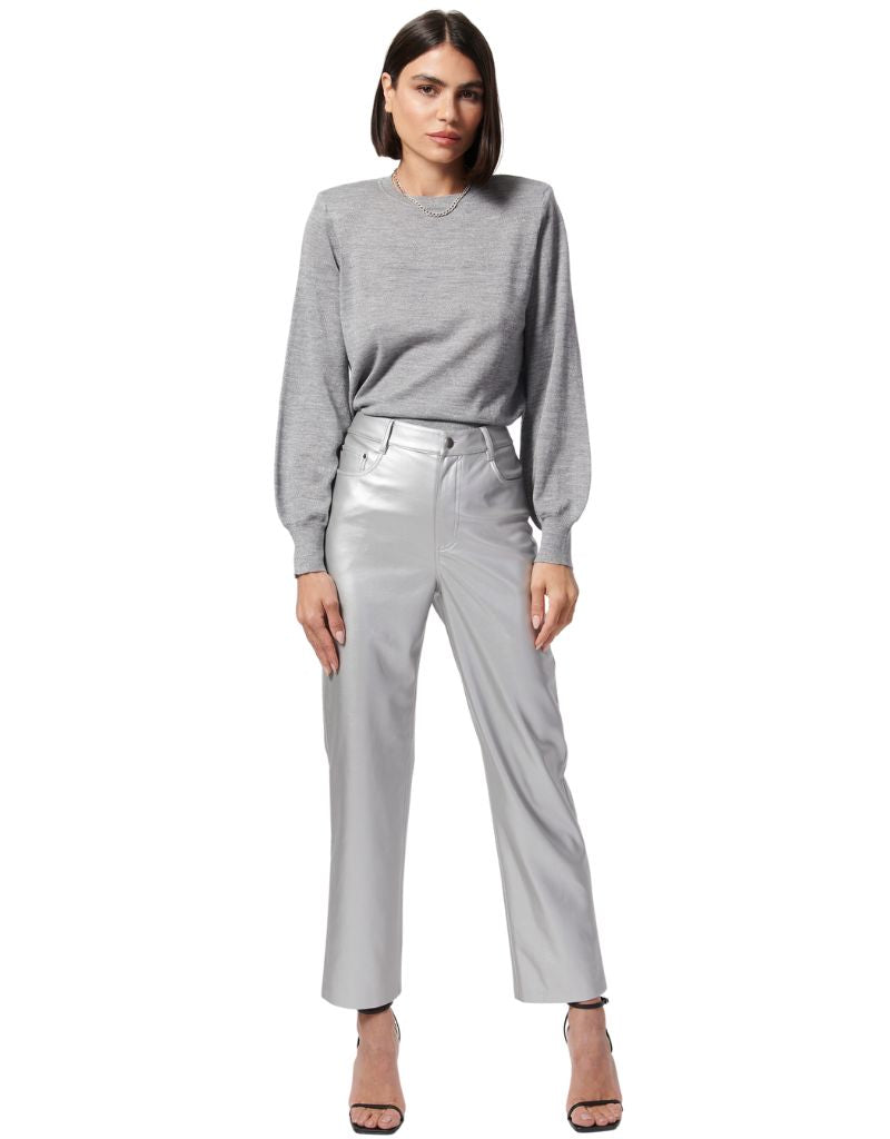 Gama Sweater Silver Metallic