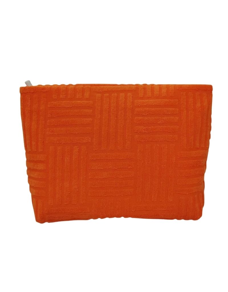 Terry Tile Large Pouch Orange