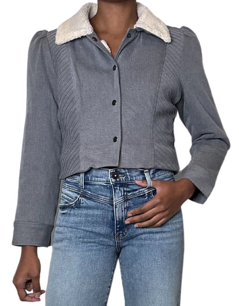 Giselle Jacket Charcoal Denim