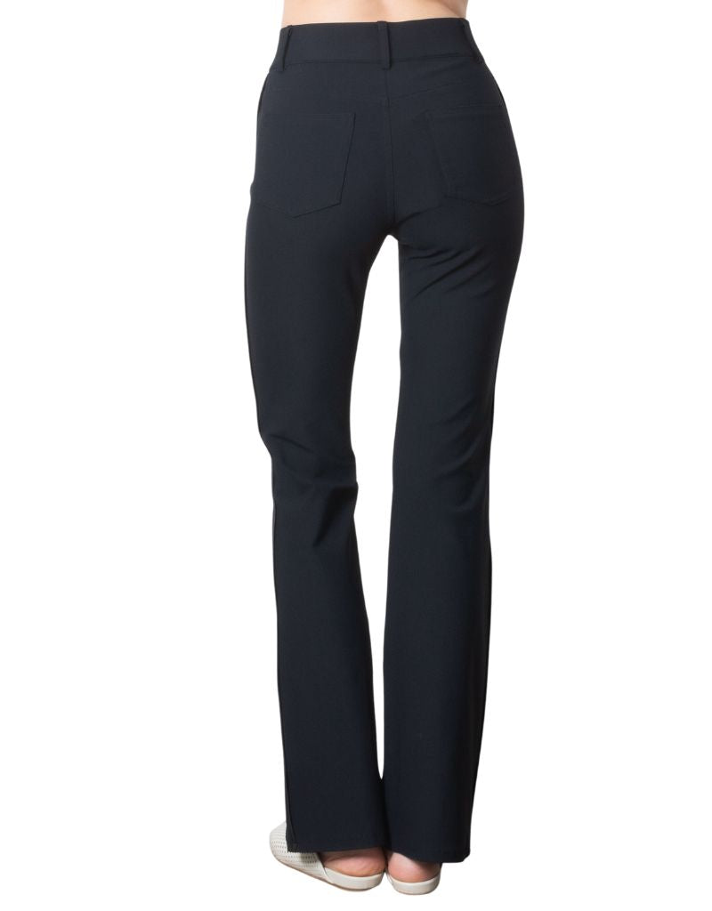 Timothy Tech Stretch Jean Flare Pant Black C