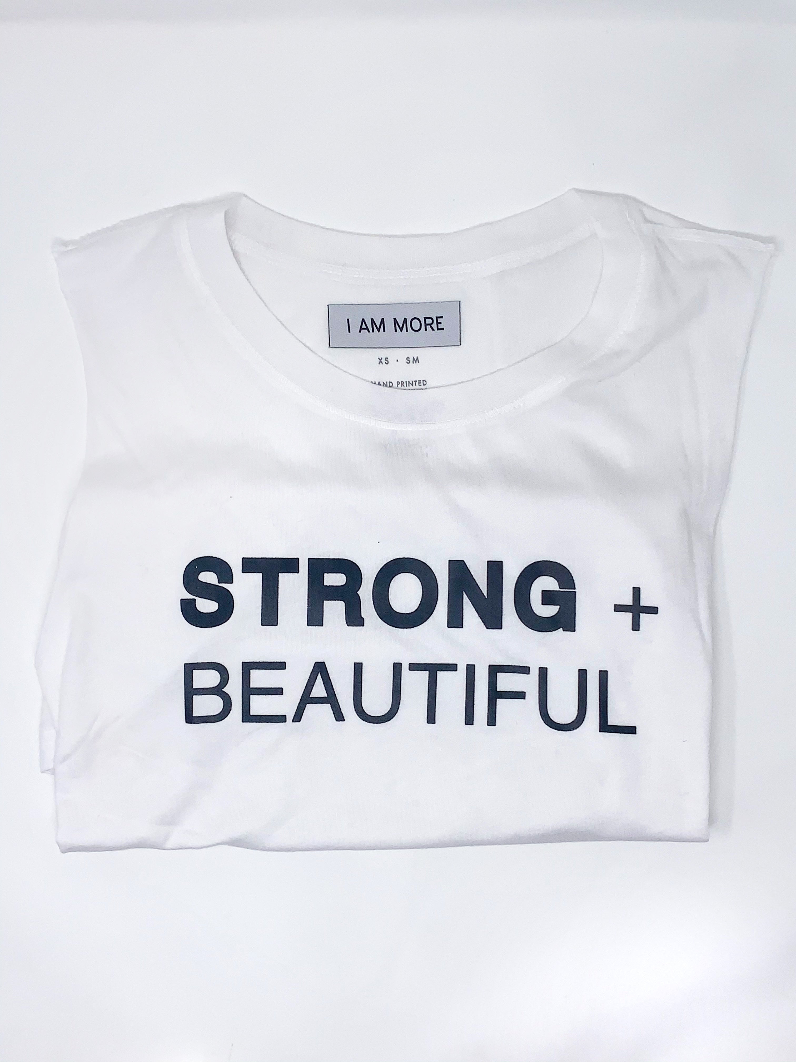 Strong + Beautiful Muscle White