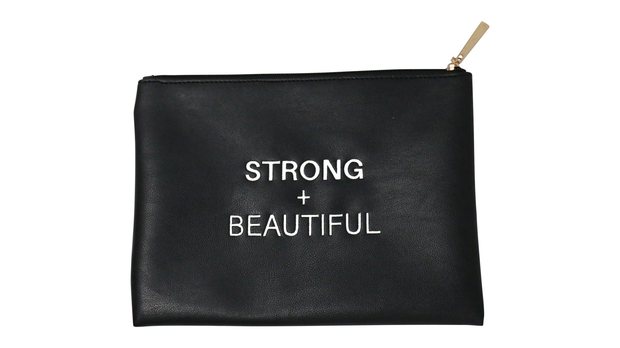 I Am More Scarsdale Strong + Beautiful leather bag flat image