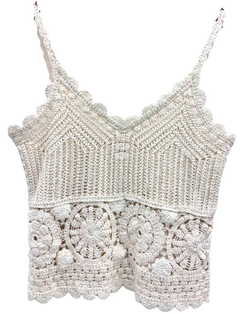 Crochet Cami Linen Su24