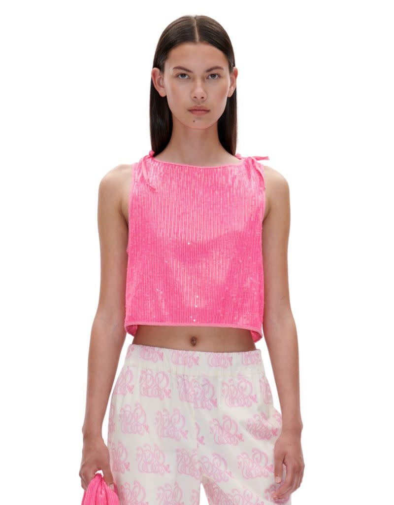 Julia Top Pink Sequin S24