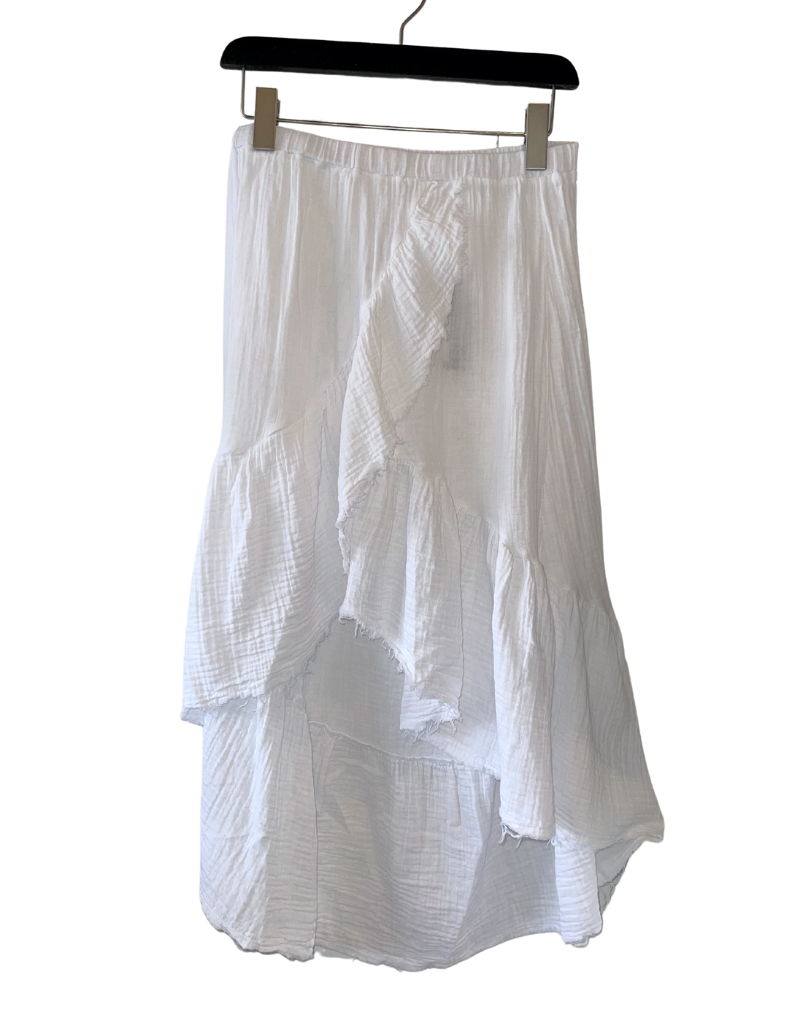 Ruffle Skirt White