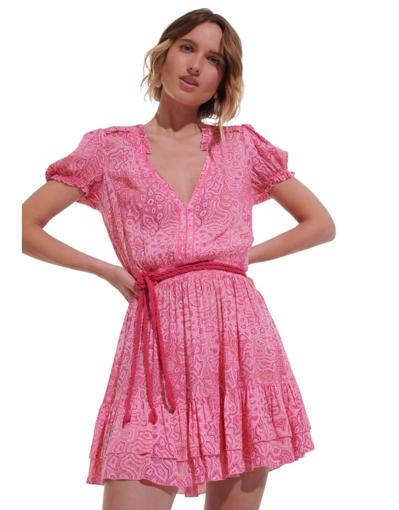 Mini Dress Bibi V Pink Sea Water Su24