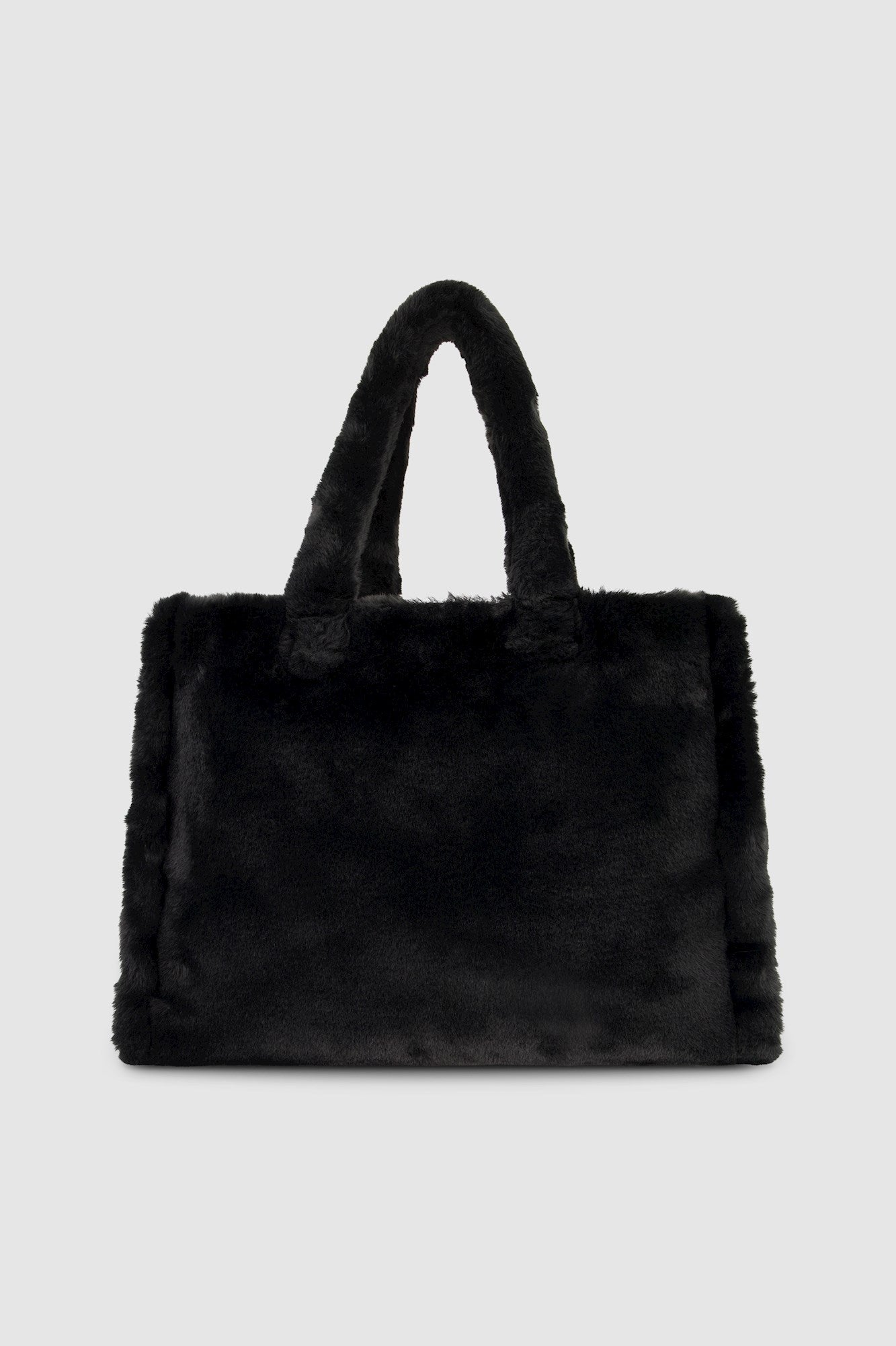 Daan Faux Fur Big Shopper Black