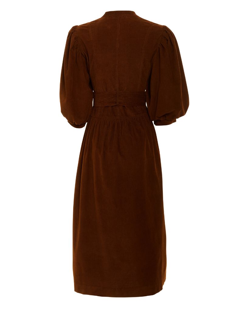 Lulu Dress Brown F23