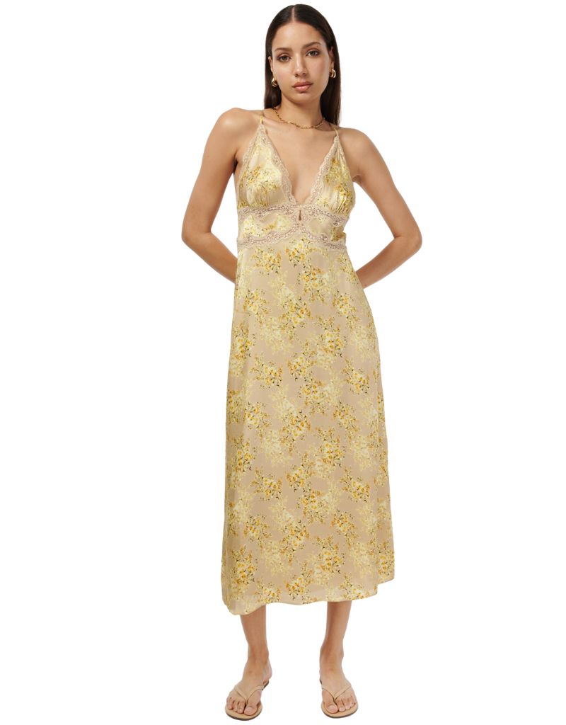 Roya Dress Yellow Primavera