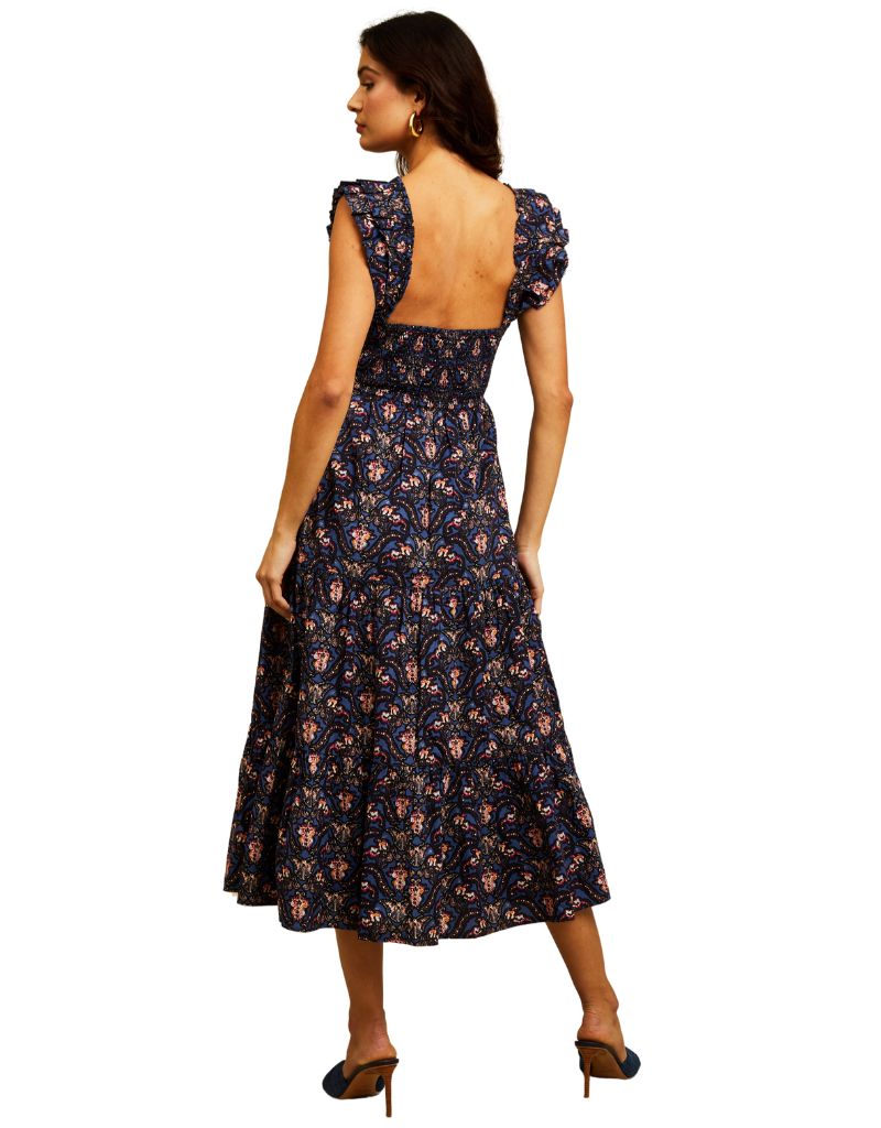 Lyndsey Long Dress Amisha Print