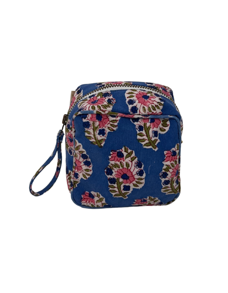Change Pouch Blue and Pink Floral 5 SU23