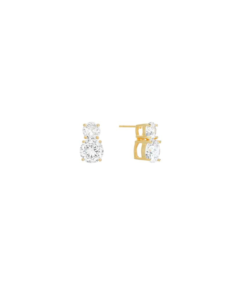 Double Solitaire Stud Gold