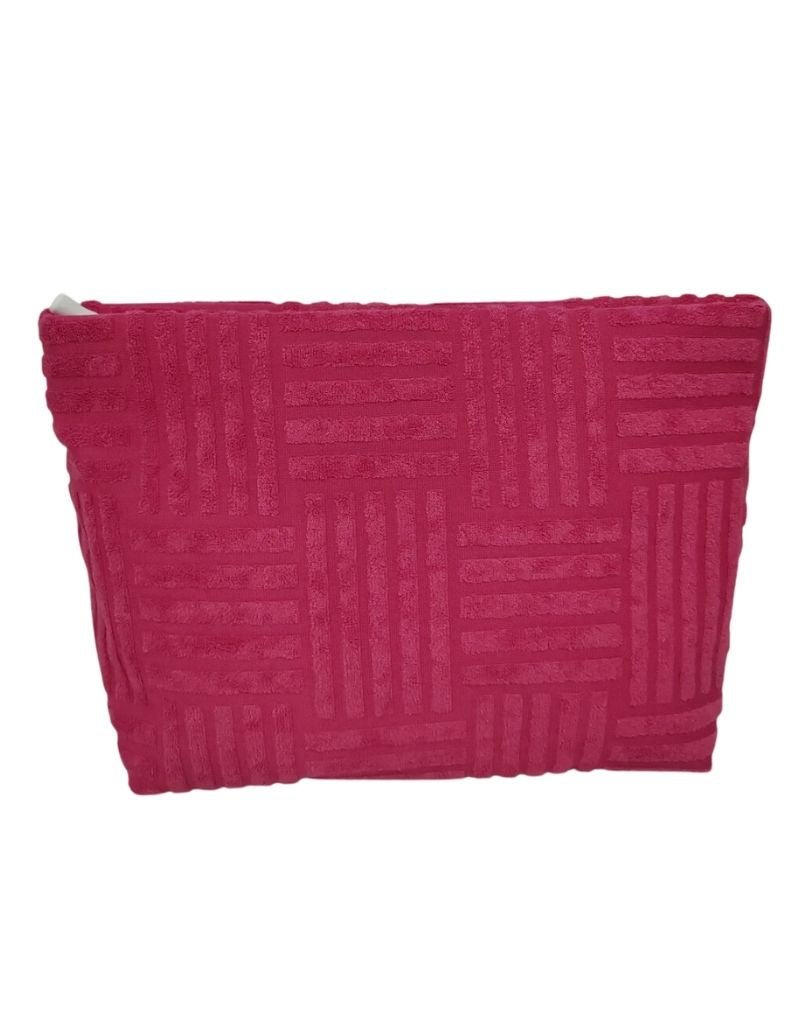 Terry Tile Large Pouch Pink