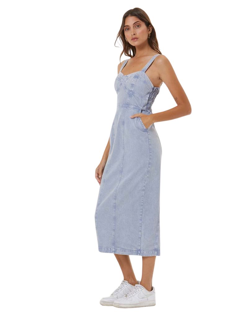 Dolly Denim Dress Ice Mineral Wash